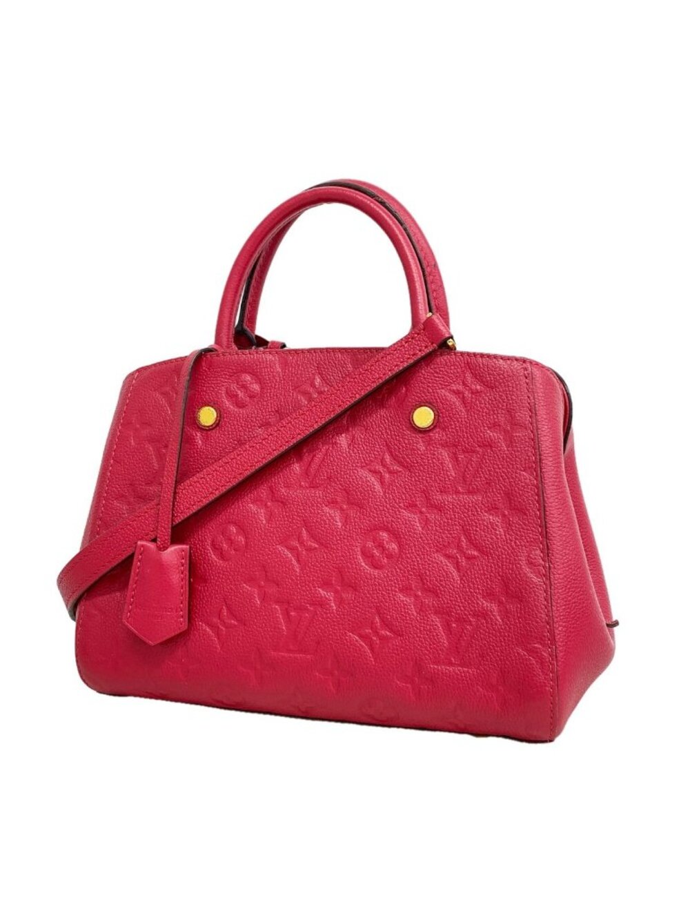 Louis Vuitton Handbag Monogram Empreinte Montaigne BB Dahlia 2-Way Bag
